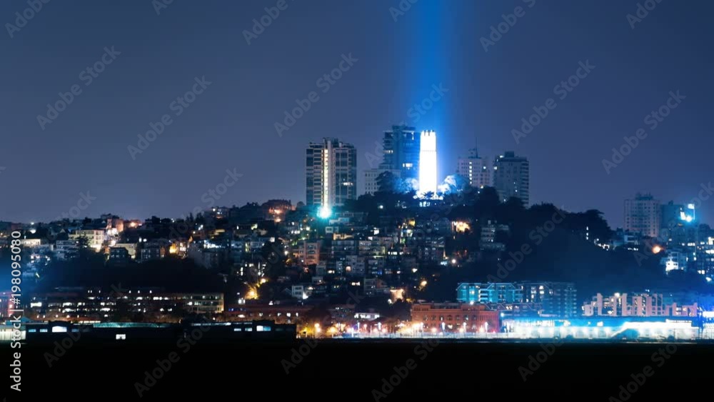 San Francisco Skyline Coit Tower Time Lapse San Francisco Skyline Coit Tower Time Lapse