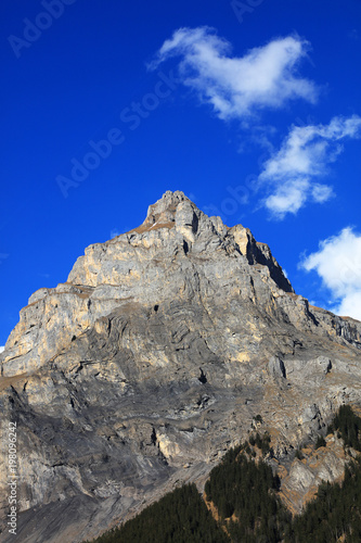 Kandersteg alpine landscape in Switzerland, Europe
