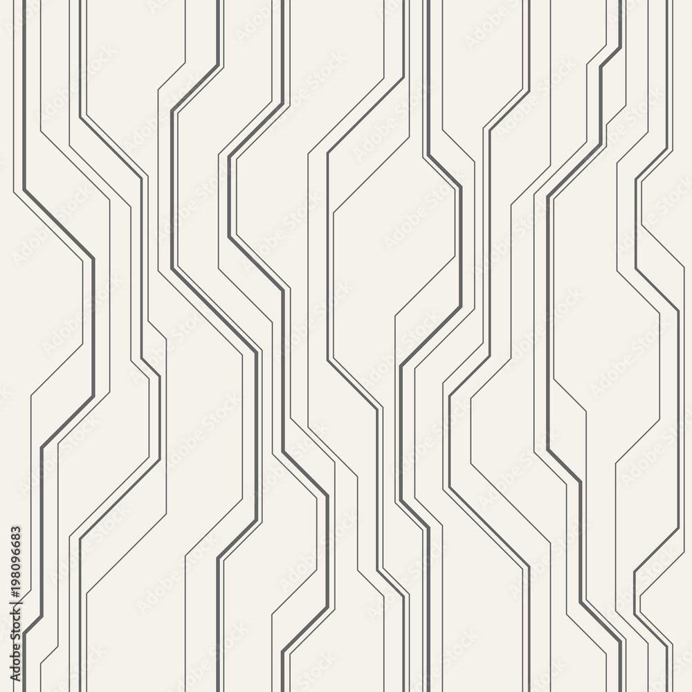 Abstract vector seamless pattern with lines.