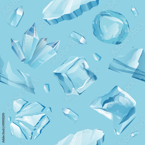 Pattern with ice elements