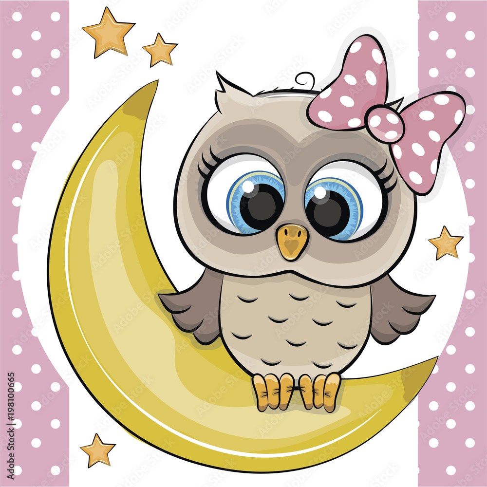 Fototapeta premium moon owl