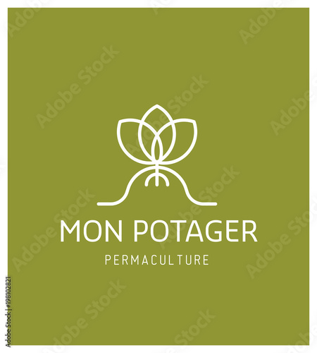 logotype pour une entreprise d'agriculture spécialisée en permaculture 