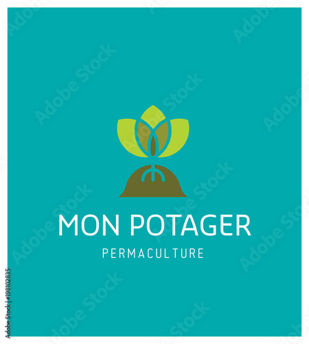 logotype pour une entreprise d'agriculture spécialisée en permaculture 