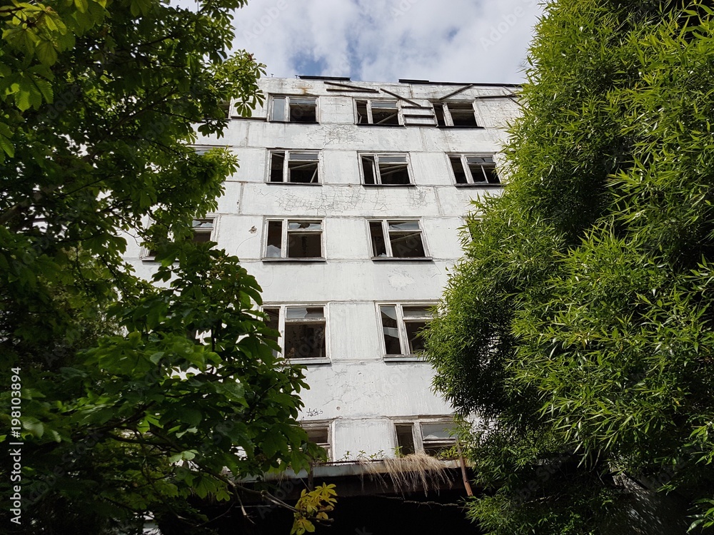 Adapt Image Building Abandoned building Stock Photo | Adobe Stock