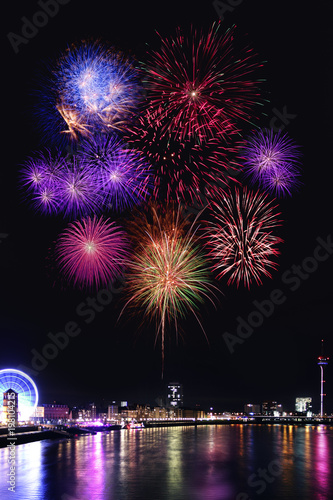 Photography Düsseldorf Silvester Feuerwerk
