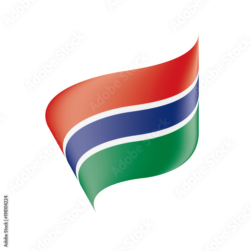 Free Download Gambia flag, vector illustration - GFXLoad