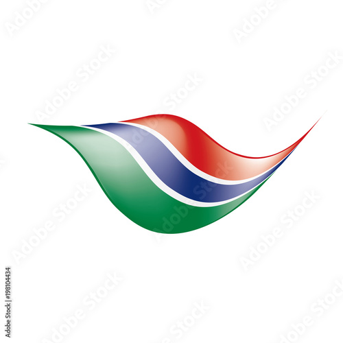 Free Download Gambia flag, vector illustration - GFXLoad