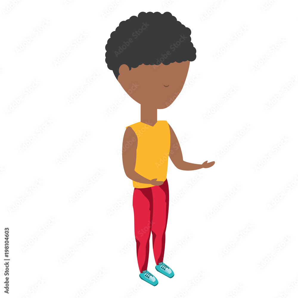 Fototapeta premium avatar man standing design