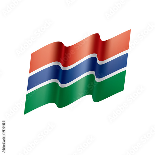 Free Download Gambia flag, vector illustration - GFXLoad