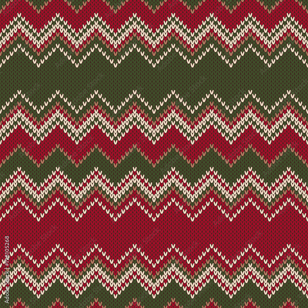 Chevron Abstract Knitted Sweater Pattern. Vector Seamless Background. Wool Knit Texture Imitation Chevron Abstract Knitted Sweater Pattern. Vector Seamless Background. Wool Knit Texture Imitation