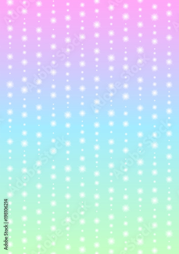 romantic sparkle abstract background, glitter star line with color gradient template, falling starry layout, vector illustration