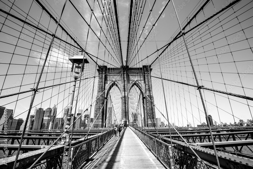 Fototapeta premium Brooklyn Bridge - Manhattan, New York, USA.