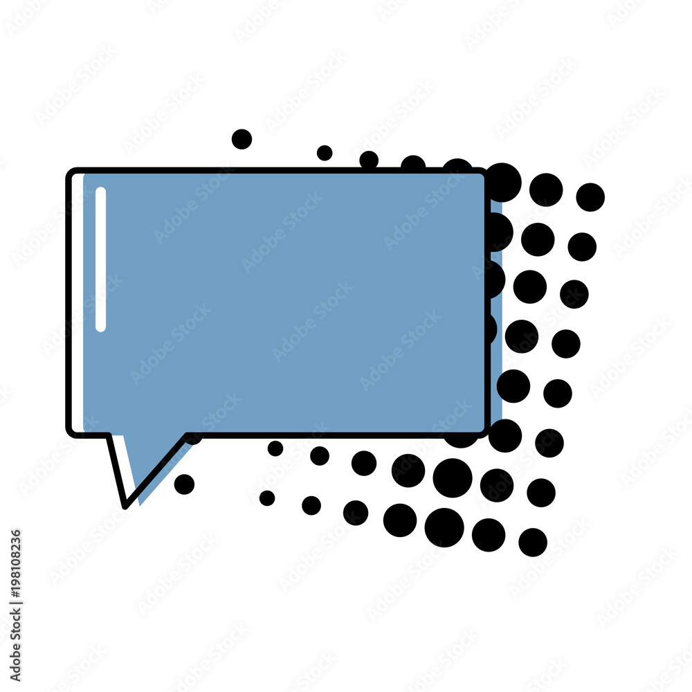speech square bubble icon over white background, colorful design. vector illustration speech square bubble icon over white background, colorful design. vector illustration