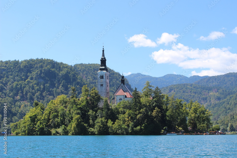 Iglesia Asunción, Lago Bled, Eslovenia