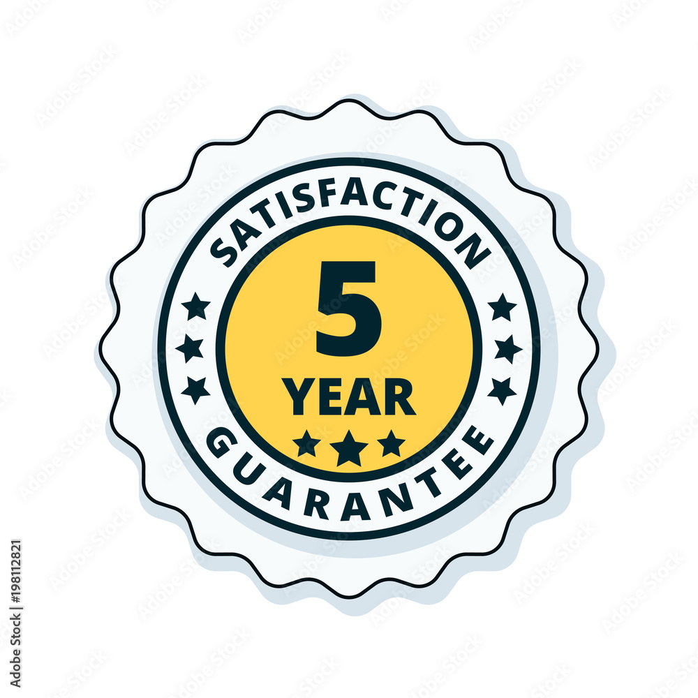 5 Year Guarantee 5 Year Guarantee