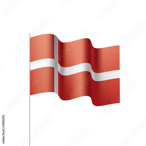 Free Download Denmark flag, vector illustration - GFXLoad