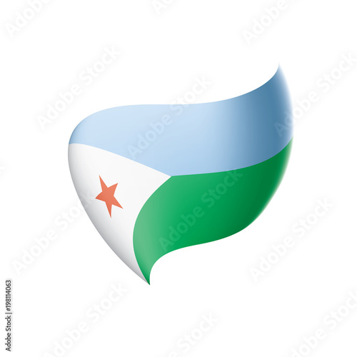 Free Download Djibouti flag, vector illustration - GFXLoad