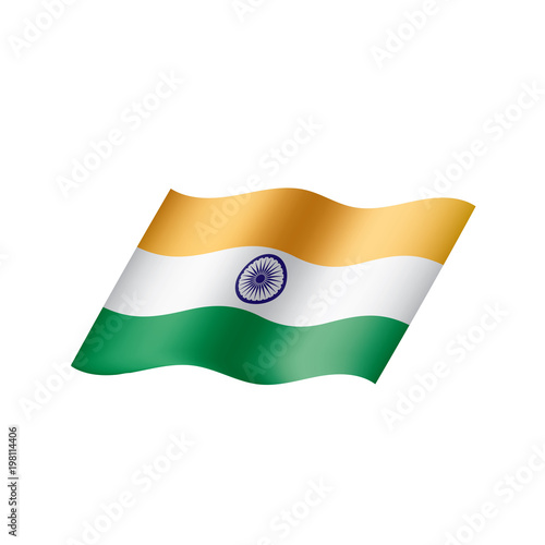 Free Download India flag, vector illustration - GFXLoad