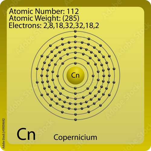 Copernicium Atom