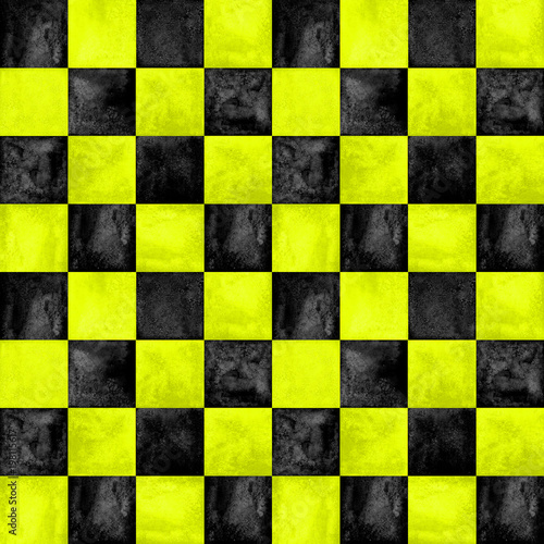Trendy checkered pattern ba...