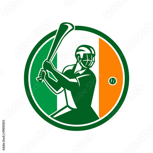 Hurling Ireland Flag Icon