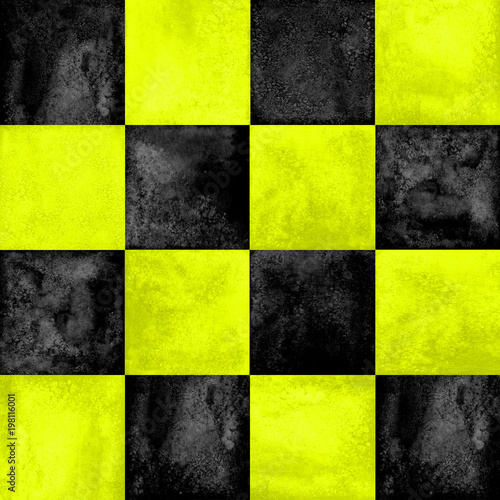 Trendy checkered pattern ba...