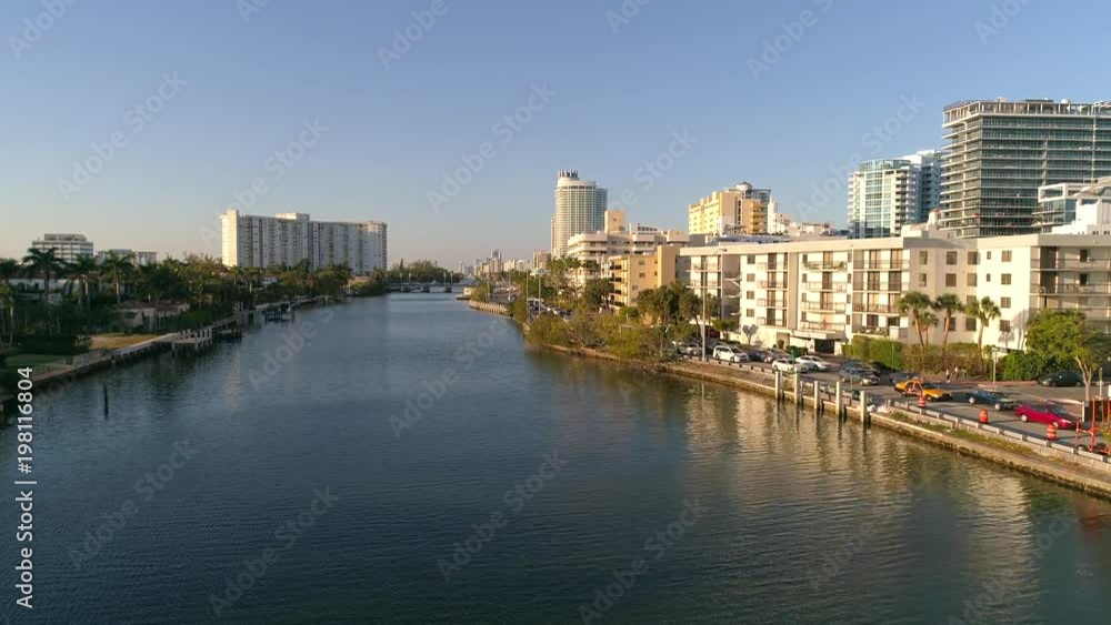 Aerial video Indian Creek Miami Beach 4k 60p Aerial video Indian Creek Miami Beach 4k 60p