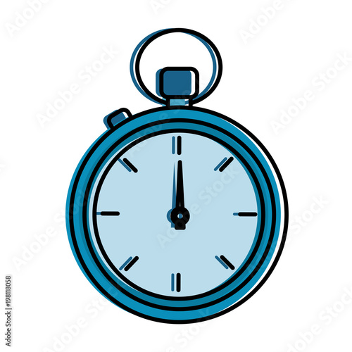 chronometer timer sport counter image vector illustration
