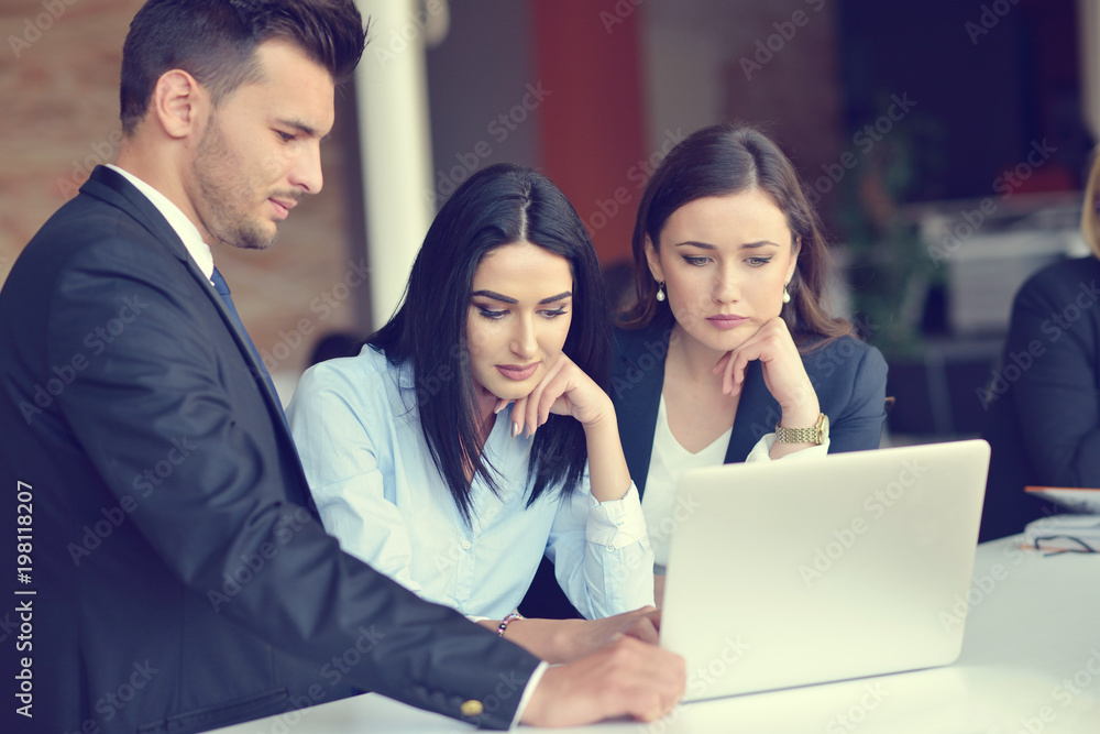 startup business people group working everyday job at modern office startup business people group working everyday job at modern office