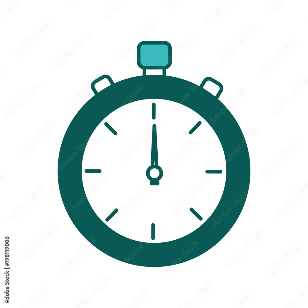 stopwatch fitness sport time measure image vector illustration green image stopwatch fitness sport time measure image vector illustration green image