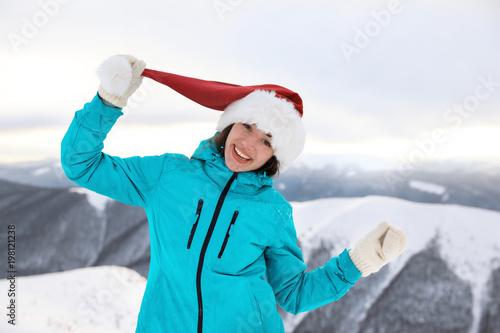Portrait of happy woman in ...