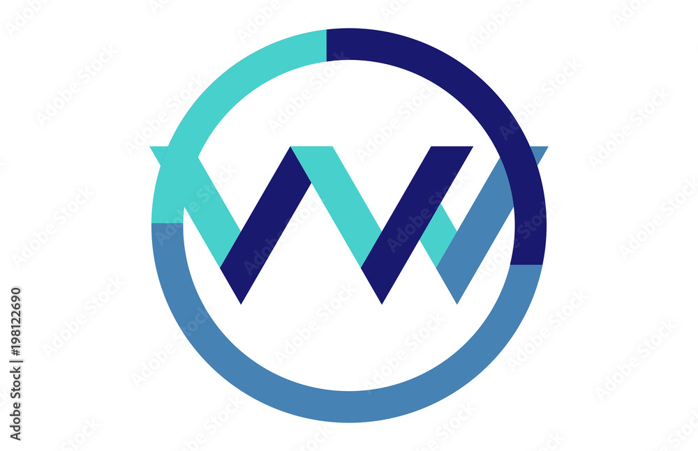 Global Blue Ribbon letter Logo Global Blue Ribbon letter Logo