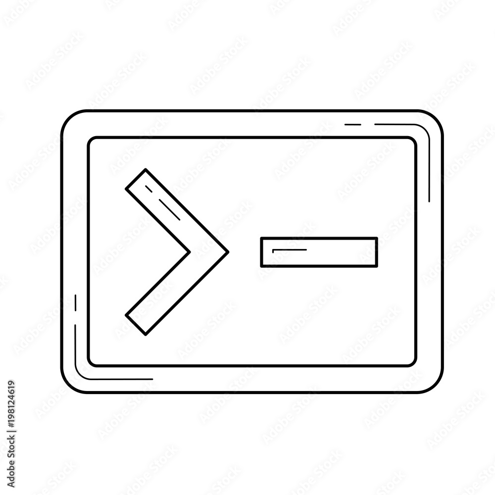 Web development vector line icon isolated on white background. Web development line icon for infographic, website or app. Web development vector line icon isolated on white background. Web development line icon for infographic, website or app.