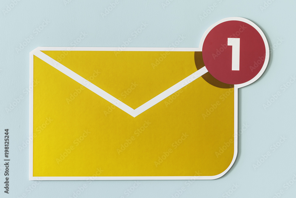 New incoming message email icon New incoming message email icon