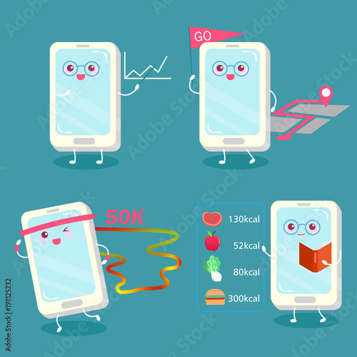 mobile phone record health concept