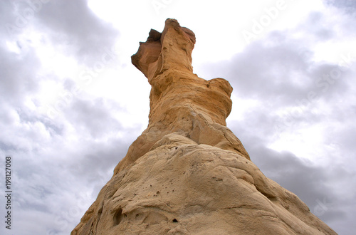 Wallpaper Mural Looking up at eroded sandstone hoodoo formatio in the desert badlands of Bisti De Na Zin In Notthern New Mexico Torontodigital.ca