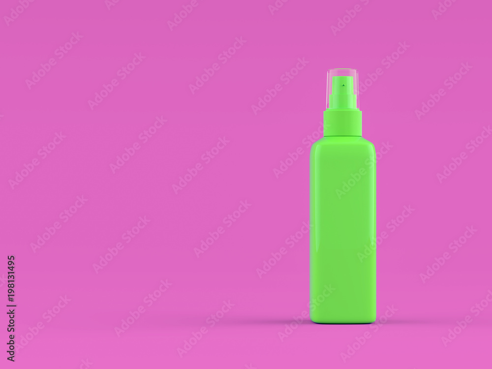 green lotion bottle with copy space for your text green lotion bottle with copy space for your text