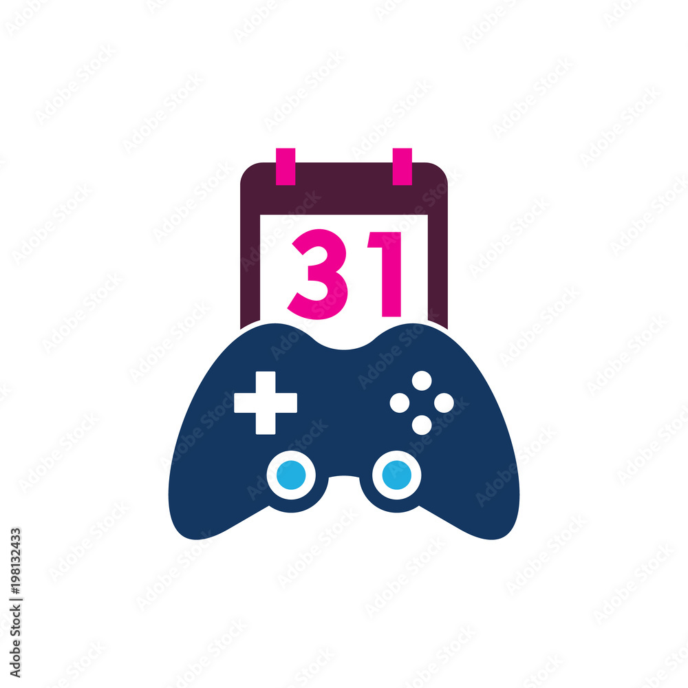 Calendar Game Logo Icon Design Calendar Game Logo Icon Design