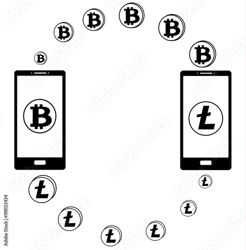 exchange between bitcoin and litecoin in the phone