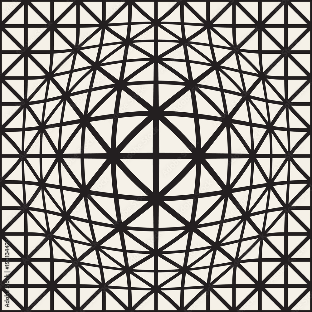 Halftone bloat effect optical illusion. Abstract geometric background design. Vector seamless black and white pattern. Halftone bloat effect optical illusion. Abstract geometric background design. Vector seamless black and white pattern.