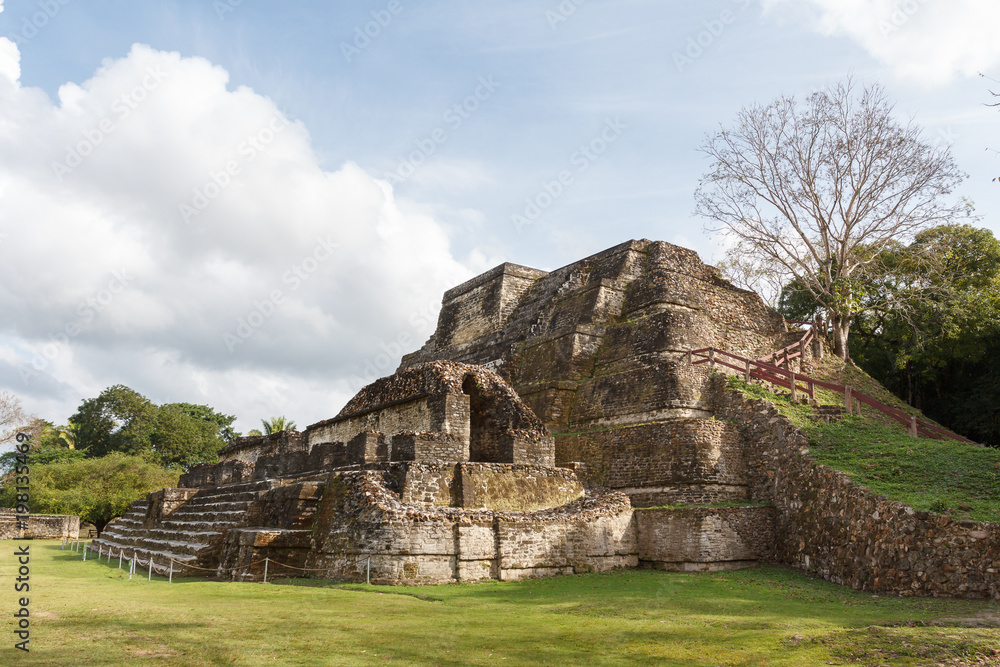 Ruins of the ancient Mayan archaeological site Altun Ha, Belize Ruins of the ancient Mayan archaeological site Altun Ha, Belize
