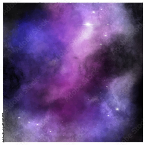 Deep space background for you design. Violet background.
