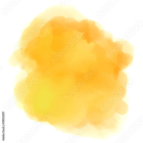 Soft orange watercolor background. Abstract background for you design