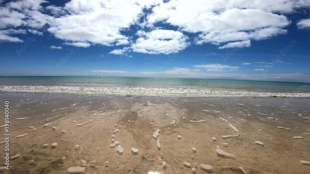 Paradies, Strand, Meer, Sonne, Wolken, Himmel, Traumstrand, Strand von Sotavento im Naturpark Jandía, Fuerteventura, Strandurlaub, 4K Paradies, Strand, Meer, Sonne, Wolken, Himmel, Traumstrand, Strand von Sotavento im Naturpark Jandía, Fuerteventura, Strandurlaub, 4K
