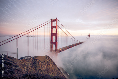 Obraz na plátně The Golden Gate Bridge in San Francisco