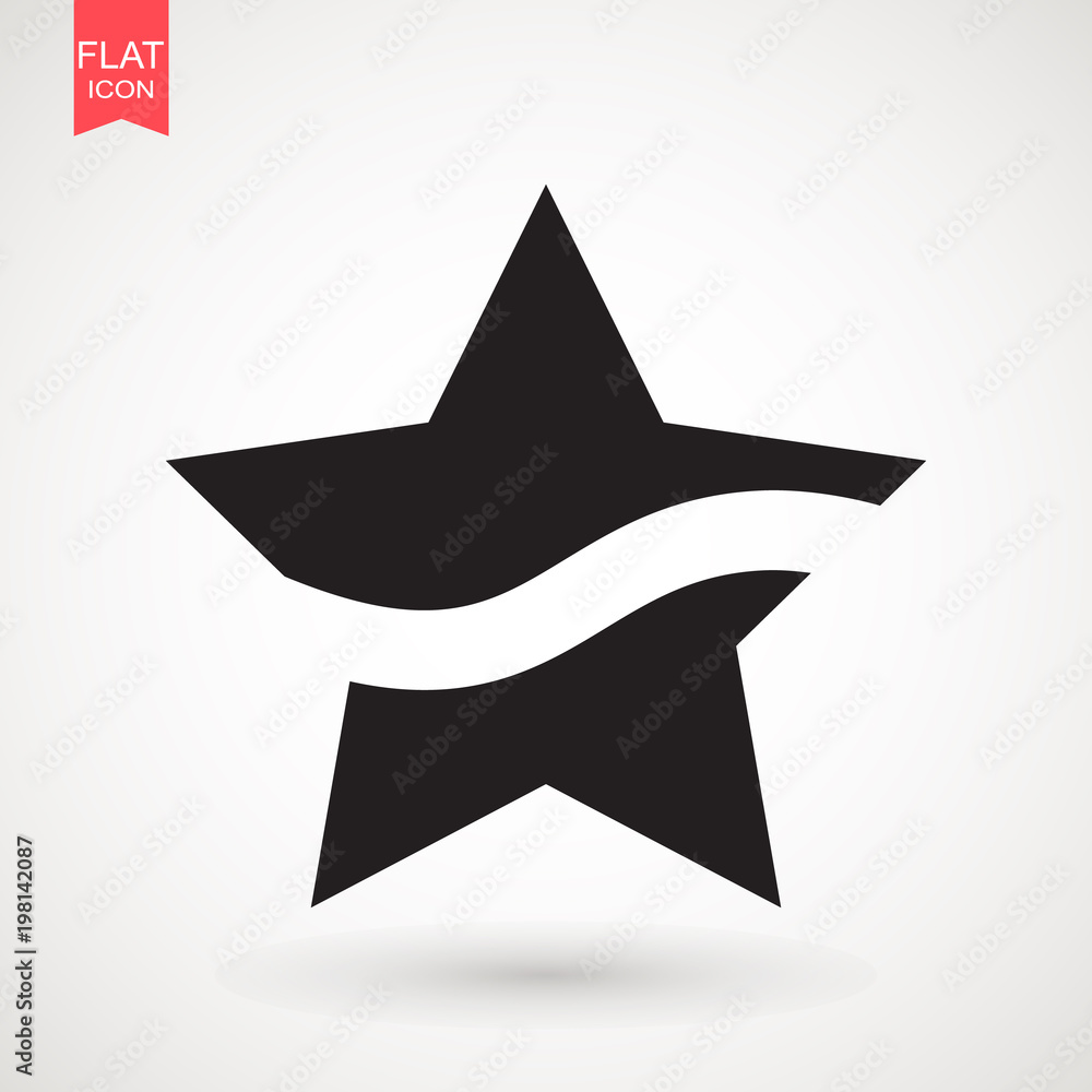 Star logo vector , black favorite web symbol. Star Icon vector. Simple flat symbol . Perfect pictogram illustration on white background Star logo vector , black favorite web symbol. Star Icon vector. Simple flat symbol . Perfect pictogram illustration on white background