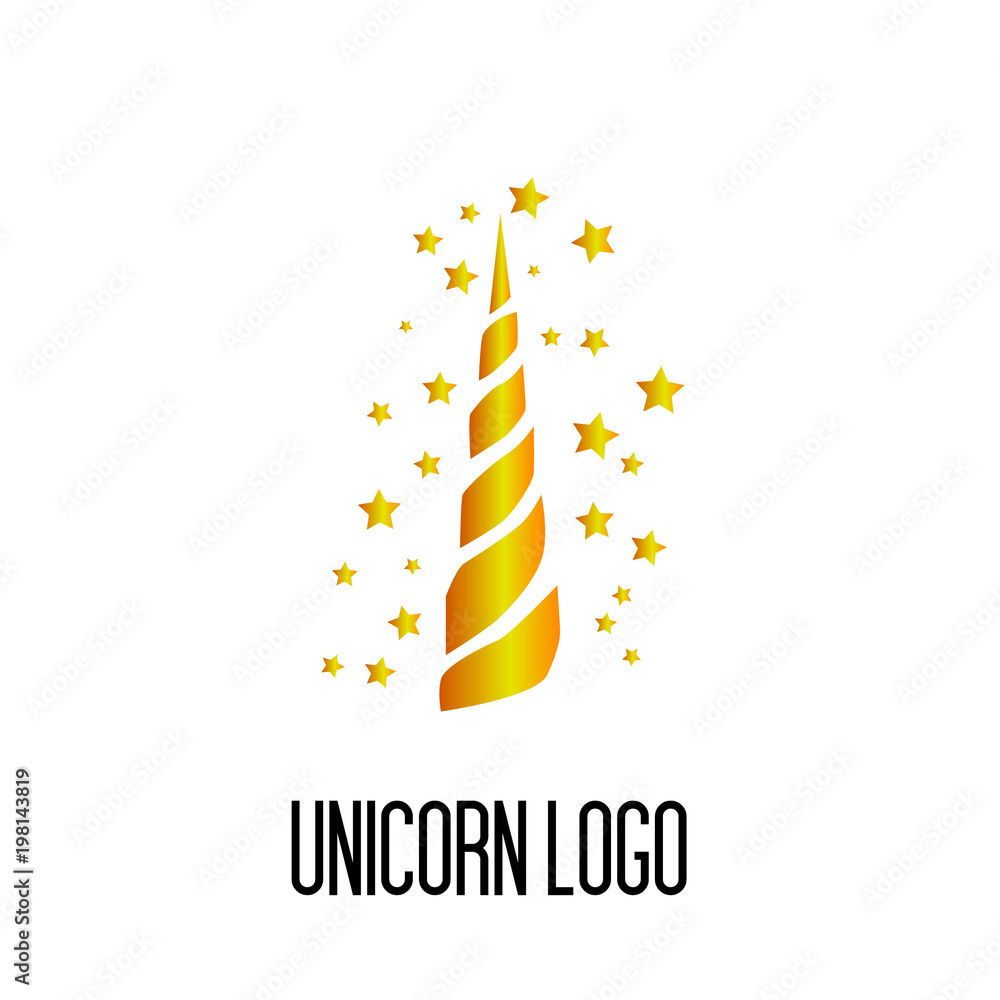 Obraz premium unicorn logo icon