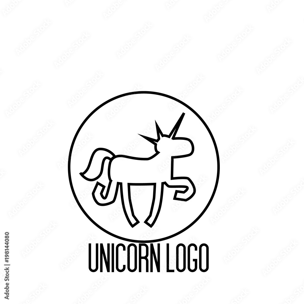 unicorn logo icon unicorn logo icon