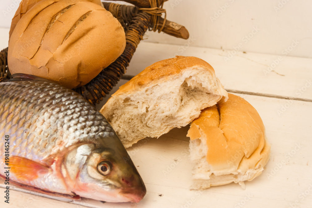 fish and breads Stock Photo Adobe Stock