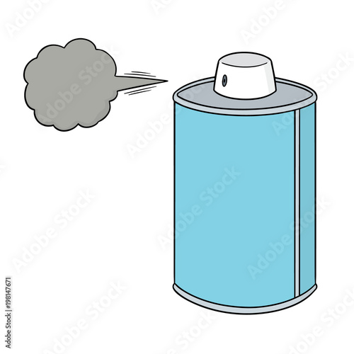 vector of spray can